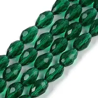 Transparent Glass Beads Strands