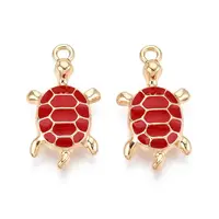 Alloy Enamel Pendants