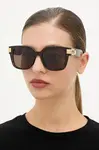 Sluneční brýle Gucci dámské, hnědá barva, GG1690SK