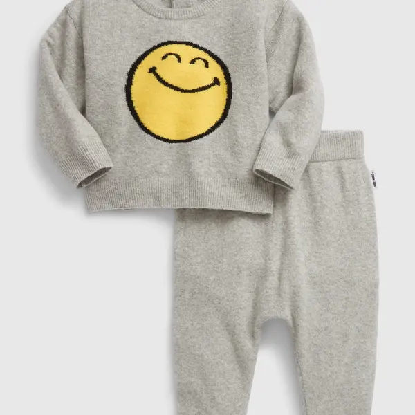 GAP Baby pletená souprava & Smiley® - Kluci