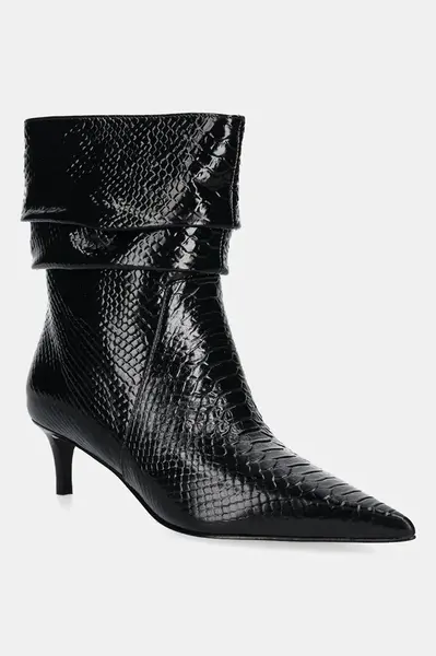 Kožené kotníkové boty MICHAEL Michael Kors Dawn