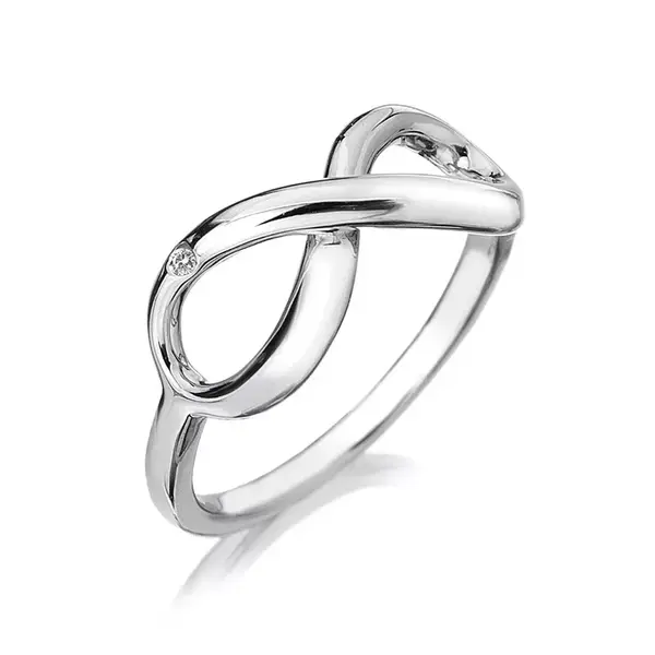 Hot Diamonds Stříbrný prsten Hot Diamonds Infinity DR144 58 mm