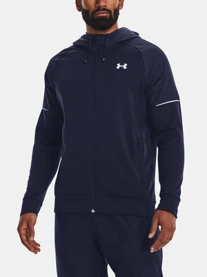 Under Armour Mikina UA AF Storm FZ Hoodie-NVY - Pánské