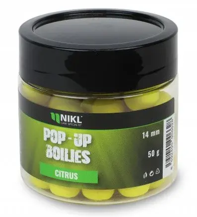Nikl plovoucí pop-up boilies citrus - 14 mm 50 g