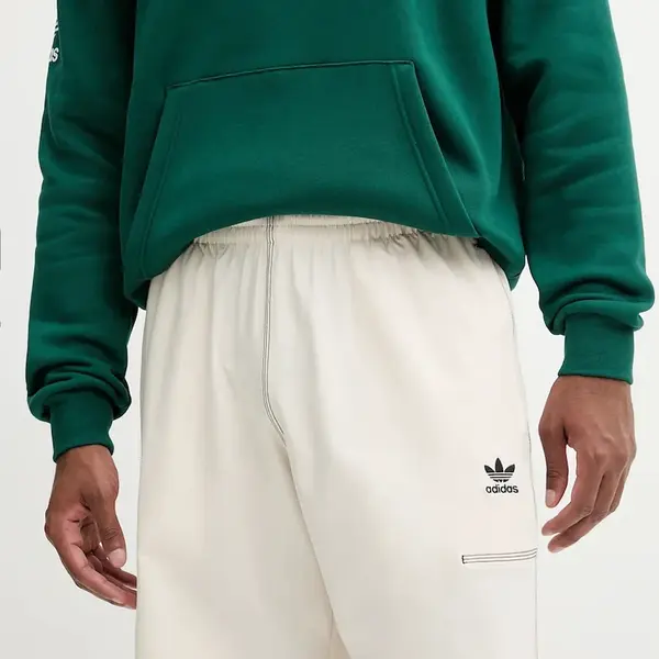 Kraťasy adidas Originals Essentials pánské, béžová barva, KA8541