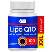 GS Koenzym Lipo Q10 100 mg XXL 60 + 20 kapslí
