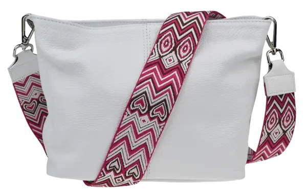 NovaKabelka.cz Batilda Bianca s přídavným popruhem VII