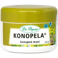 Dr. Popov Bylinné masti Konopela konopná mast pro suchou pokožku 100 ml