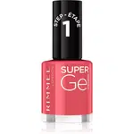 Rimmel Super Gel gelový lak na nehty bez užití UV/LED lampy odstín 032 Cocktail Passion 12 ml