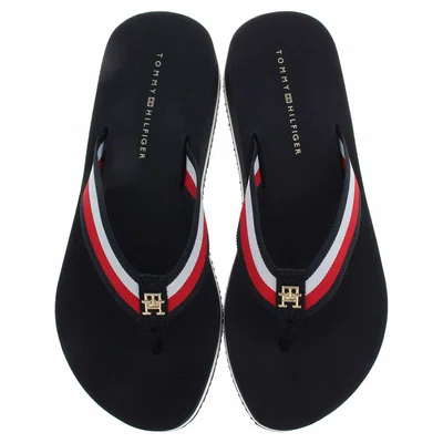 Tommy Hilfiger dámské plážové FW0FW08517 DW6 Space Blue 38