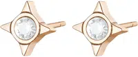 S'Agapõ Elegantní ocelové náušnice s čirými krystaly CLICK SCK50
