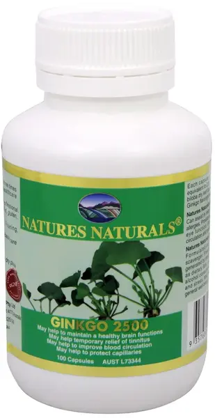 Australian Remedy Ginkgo 2500 mg 100 kapslí