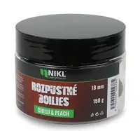Nikl rozpustné boilies chilli & peach 150 g - 24 mm