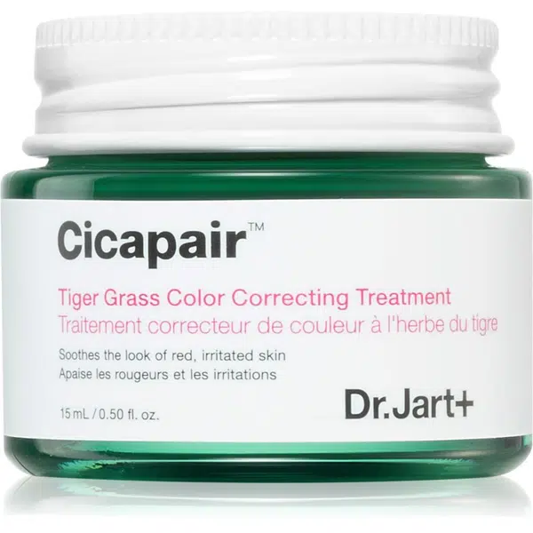 Dr. Jart+ Cicapair™ Tiger Grass Color Correcting Treatment intenzivní krém redukující začervenání pleti 15 ml