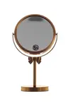 Kosmetické zrcátko Danielle Beauty Gold Bow Mirror 1x/5x žlutá barva