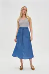 Marisse Women's Skirt L-Sc-4608 Blue