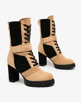 Resti Light brown women's insulated Sehhra post boots