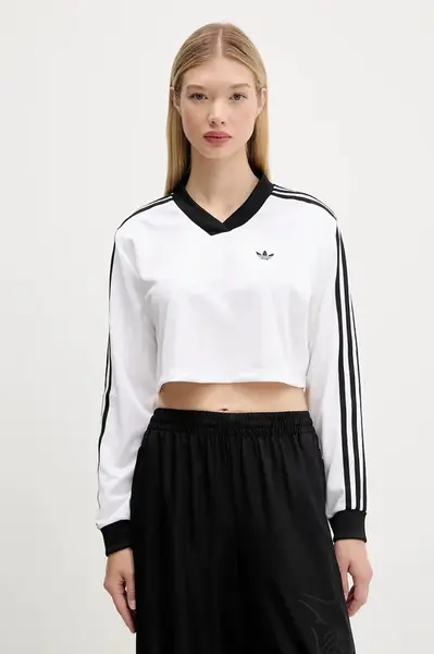 Tričko s dlouhým rukávem adidas Originals Jacquard Ls Top