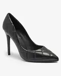 Resti Women's quilted pumps in black color Duclisa- Footwear