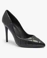 Resti Women's quilted pumps in black color Duclisa- Footwear