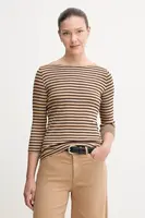 Bavlněné tričko s dlouhým rukávem United Colors of Benetton žlutá barva, 30YSD109W