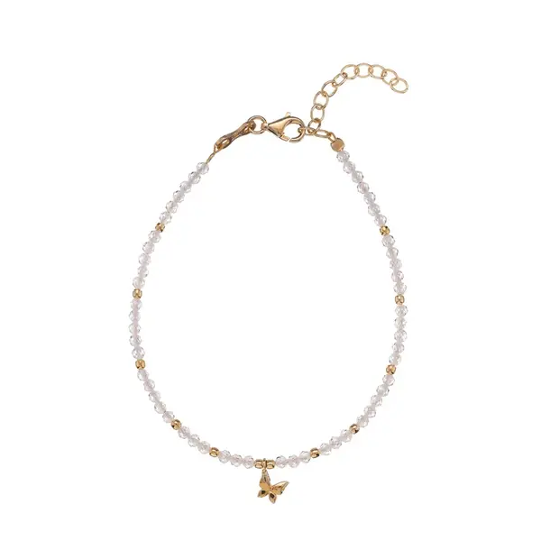 Alisia Pozlacený náramek s čirými zirkony AL5004-Oro