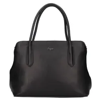 Dámska kožený kabelka Lagen Dorthe - čierna