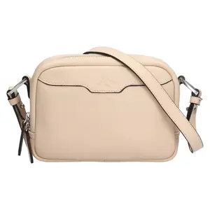 Kožená dámska crosbody kabelka Katana Isolde - béžová