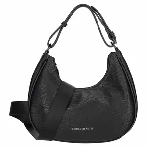 Menšia elegantná dámska kabelka Enrico Benetti Punta - čierna