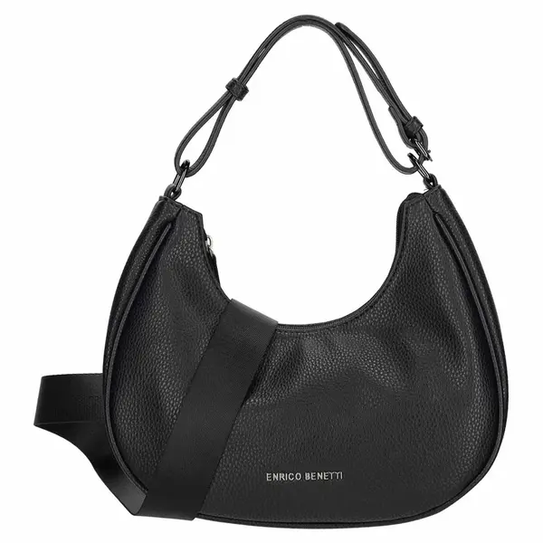 Menšia elegantná dámska kabelka Enrico Benetti Punta - čierna