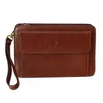 Pánské kožené etue Hexagona 110482 - hnědá