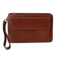 Pánské kožené etue Hexagona 110482 - hnědá