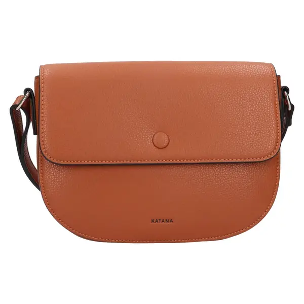 Kožená dámská crosbody kabelka Katana Amálie - koňak