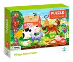 Puzzle Zvířata Dobrodružství na venkově 60 dílků