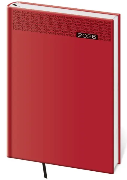 Týdenní diář 2026 B5 Gommato červený