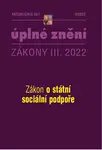 Aktualizace 2022 III/1 – o státní sociální podpoře