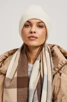 Marisse Powder Pink Pompom Hat