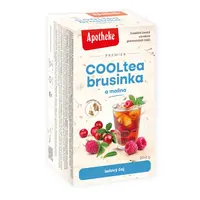 Apotheke CoolTea Brusinka s malinou porcovaný čaj 20x2 g
