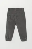 Dětské manšestrové kalhoty United Colors of Benetton šedá barva, 4AD5GE021