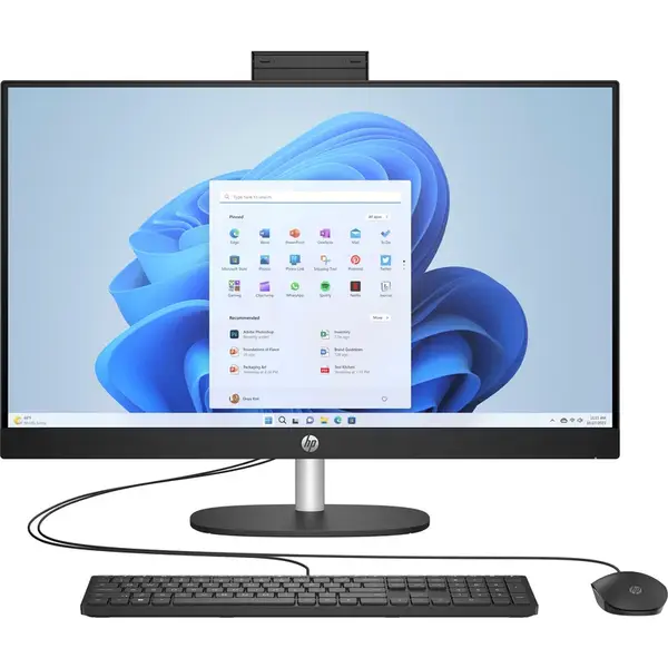 HP 27 27-cr0005nc 8E4Z6EA#BCM Počítač All-in-one, 27", FHD, i7-1355U, 32GB, 1TB SSD, Iris Xe, W11H, Black, 2R
