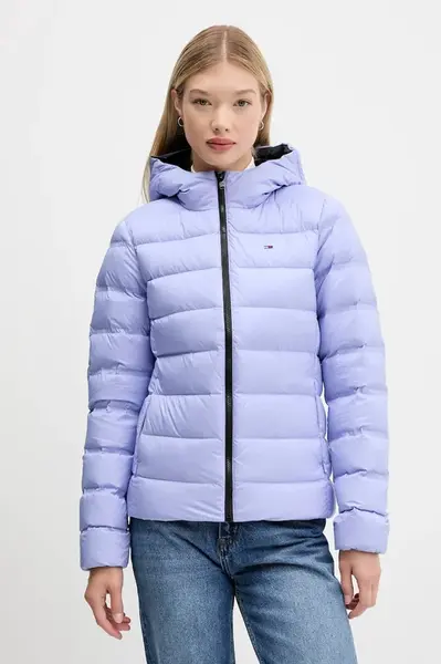 Péřová bunda Tommy Jeans zimní, DW0DW21617