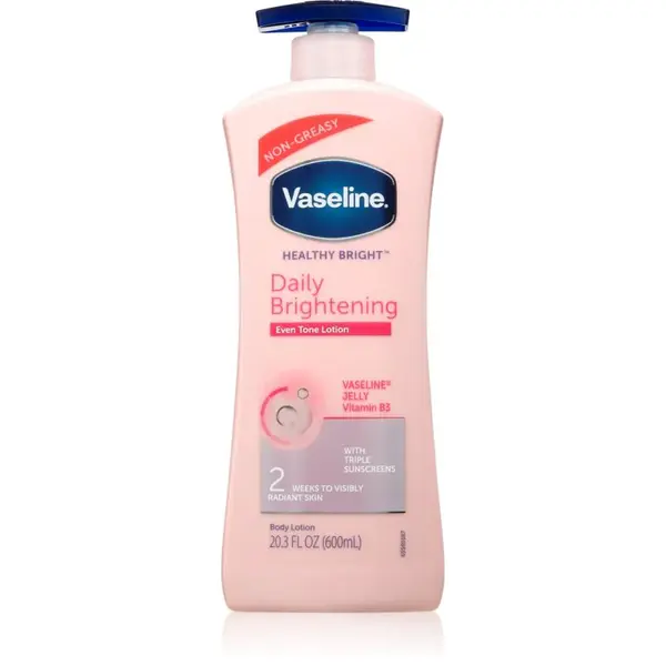 Vaseline Daily Brightening rozjasňující tělové mléko pro všechny typy pokožky 600 ml