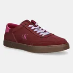 Kožené tenisky Calvin Klein LOW PRO CUPS LACE UP