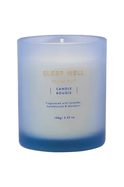 Vonná svíčka Aroma Home Sleep Well Candle 280 g modrá barva