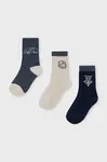 Dětské ponožky Mayoral 3-pack modrá barva, 10050