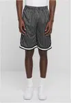 Men's shorts Striped Mesh white/black