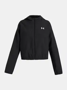 Under Armour UA Rival Woven HD Jacket-BLK Girls' Jacket - Girls