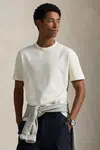 Bavlněné tričko Polo Ralph Lauren pánské, béžová barva, 710P07548