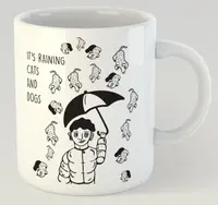 Designový hrnek – it’s raining cats and dogs right now