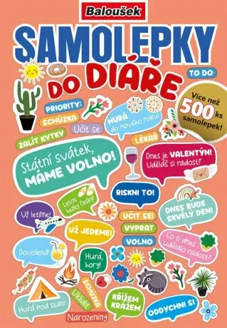 Samolepkový sešit Samolepky do diáře